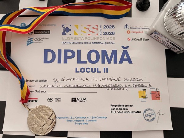 Performanță pentru elevii Școlii Gimnaziale ,,I.L Caragiale" Medgidia la etapa județeană a CNSS "Elisabeta Polihroniade!"