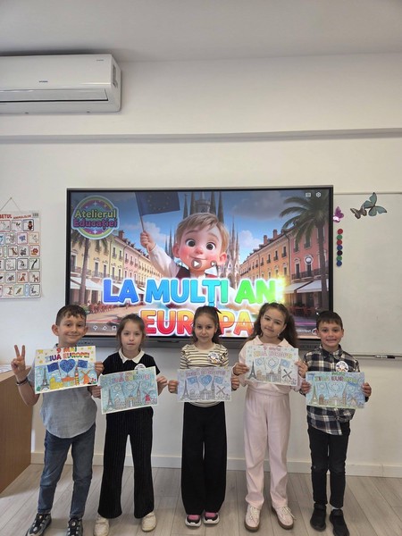 Ziua Europei prin activități educative și creative, dedicate cunoașterii valorilor europene