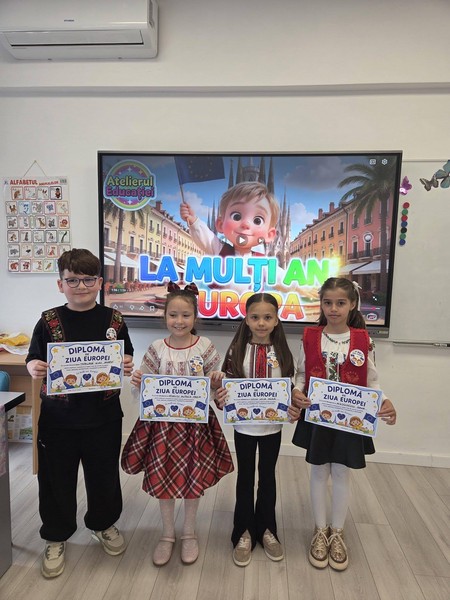 Ziua Europei prin activități educative și creative, dedicate cunoașterii valorilor europene