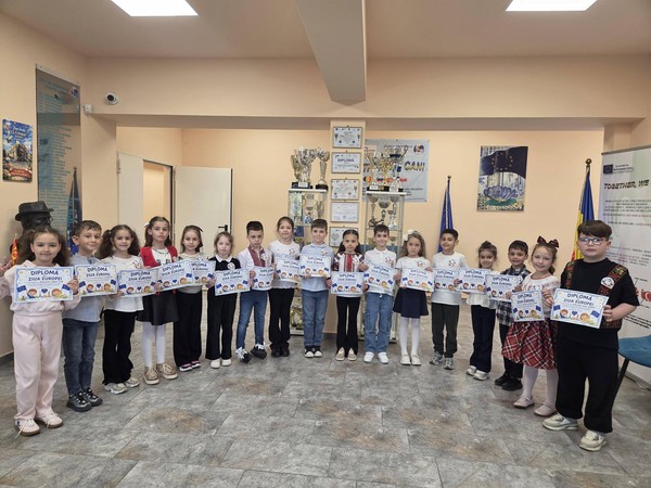 Ziua Europei prin activități educative și creative, dedicate cunoașterii valorilor europene